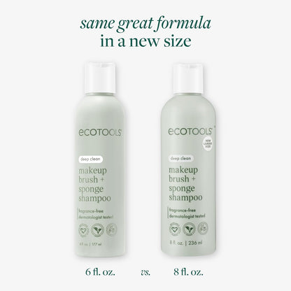 Fragrance-free makeup brush cleaner by EcoTools