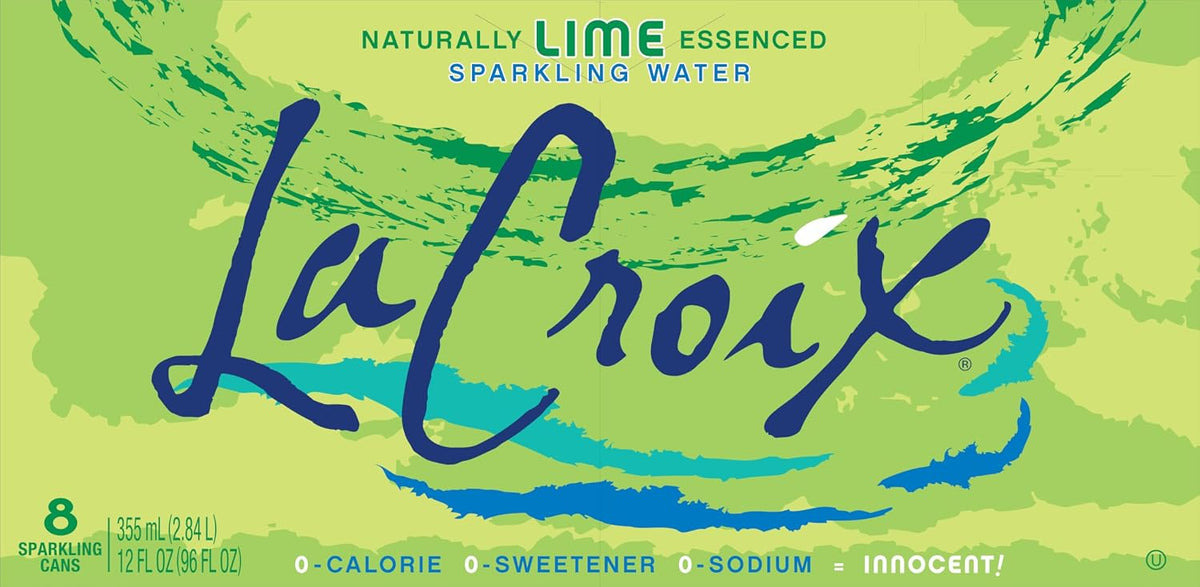 La Croix Lime carbonated water pack