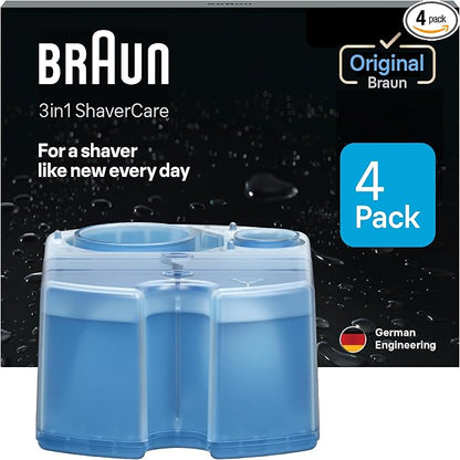 Braun Clean and Renew CCR refill cartridges 4 pack