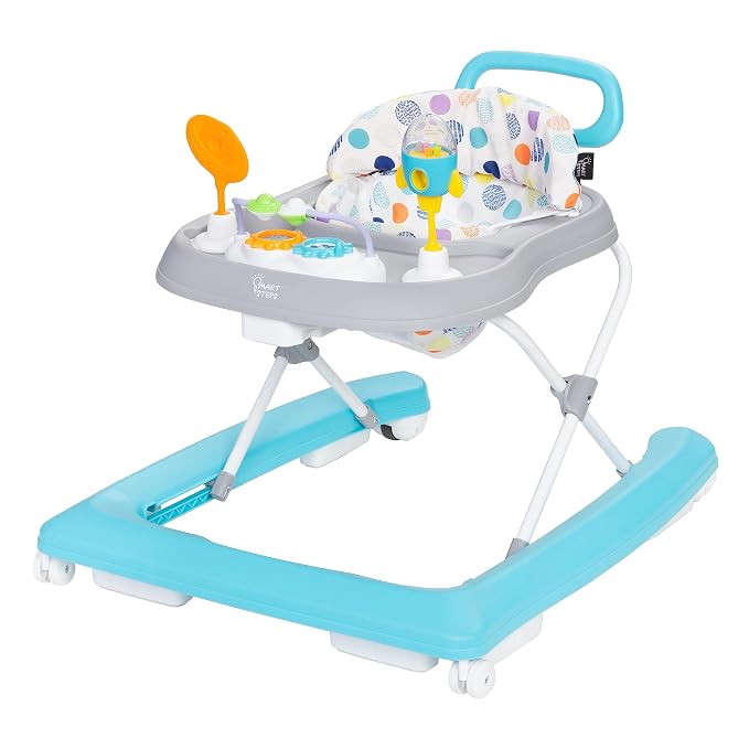 Smart Steps Trend Plus 2-in-1 activity walker in Orbits White
