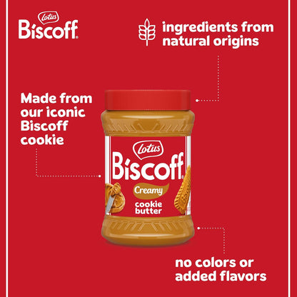 25.4 oz Biscoff creamy cookie butter spread