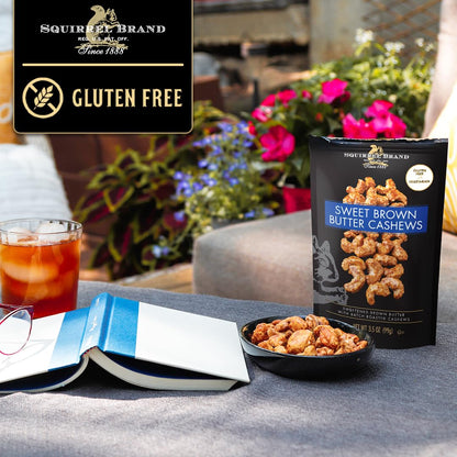 Squirrel Brand sweet and savory cashew snack