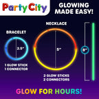 Splash-safe glow sticks for pool and beach events