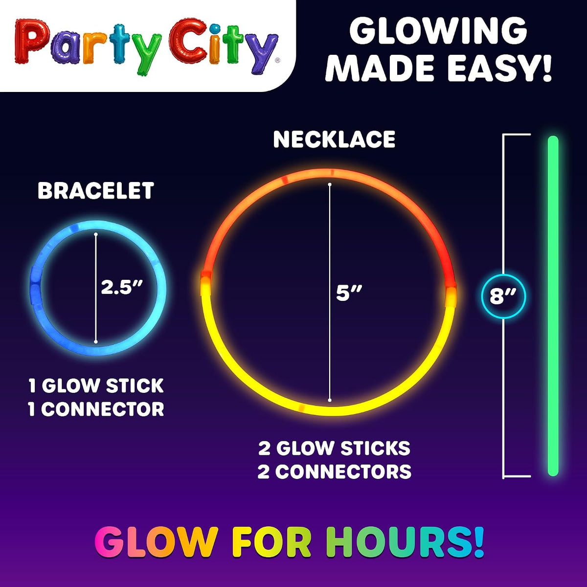 Splash-safe glow sticks for pool and beach events