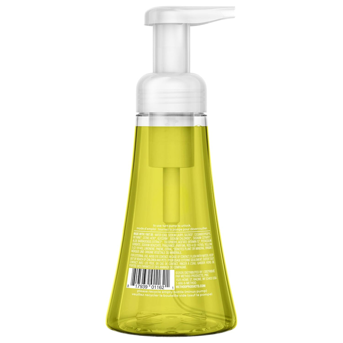 Lemon Mint hand soap for bathroom and kitchen