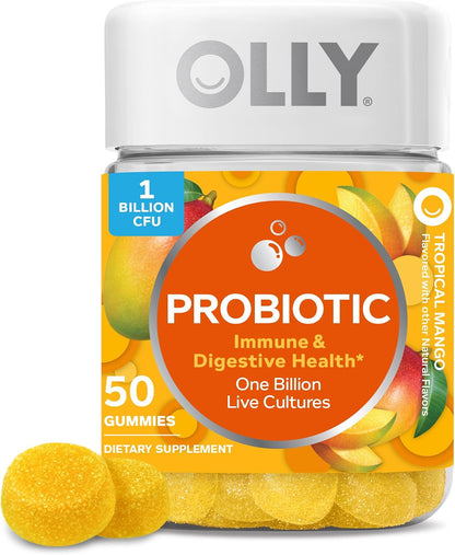 OLLY probiotic gummy digestive support supplement