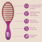 Wet Brush Speed Dry detangling brush for styling