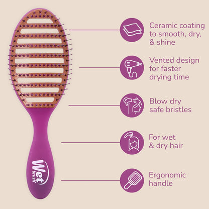 Wet Brush Speed Dry detangling brush for styling