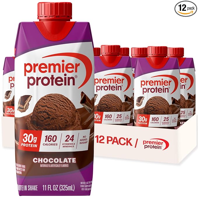 Premier Protein chocolate protein shake 12 pack