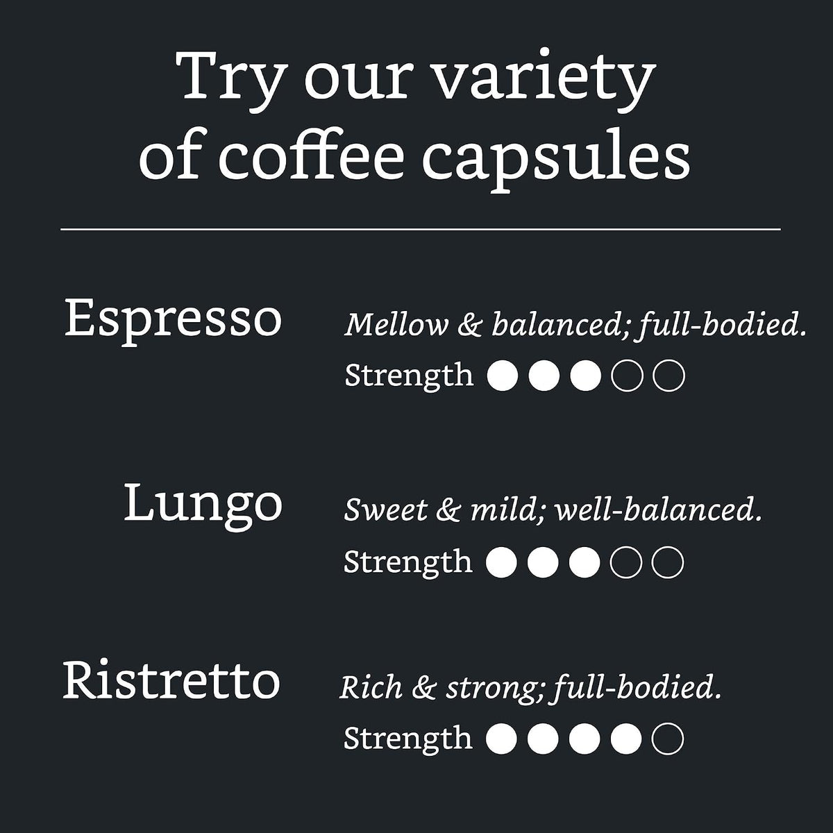 Solimo coffee capsules compatible with Nespresso Original brewers