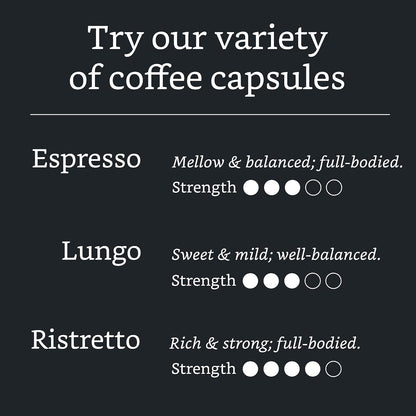 Solimo coffee capsules compatible with Nespresso Original brewers