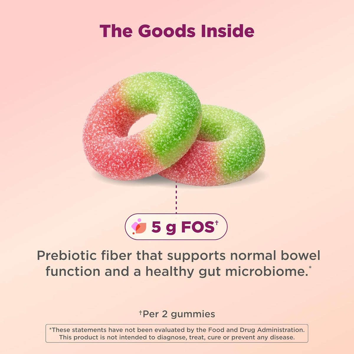 Berry melon prebiotic fiber gummies by OLLY