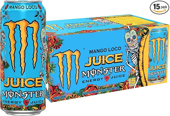 Monster Energy Juice Monster Mango Loco 16 ounce can
