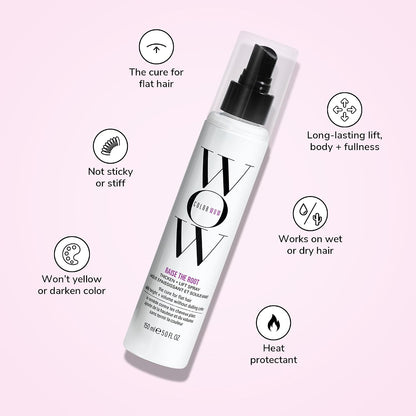 COLOR WOW lift spray for bouncy layered hairstyles