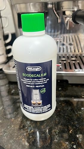 Visit the De'Longhi Store — De'Longhi EcoDecalk Descaler, Eco-Friendly Universal Descaling Solution for Coffee & Espresso Machines, 2-Pack (1 use per pack)