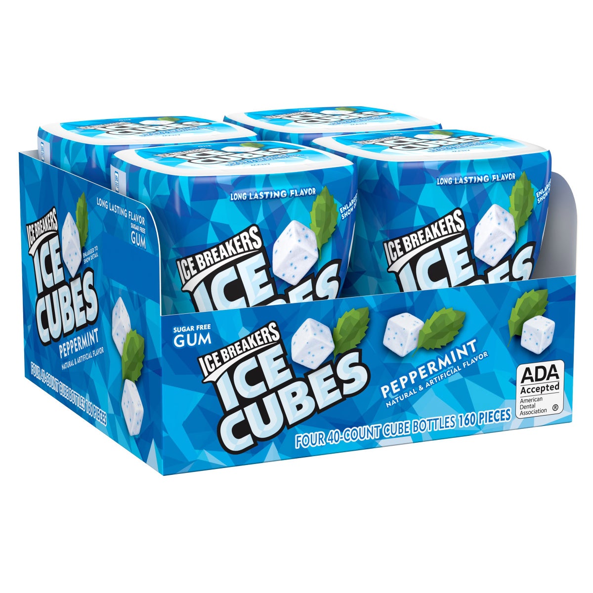 Ice Breakers Cube gum with 40 pieces per pack