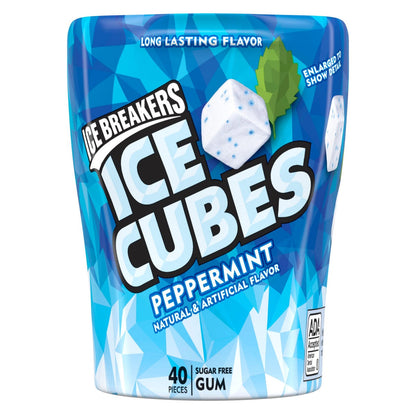 Peppermint Ice Breakers gum for fresh breath