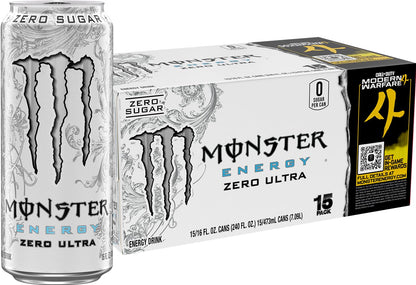 Monster Zero Ultra sugar free energy beverage can