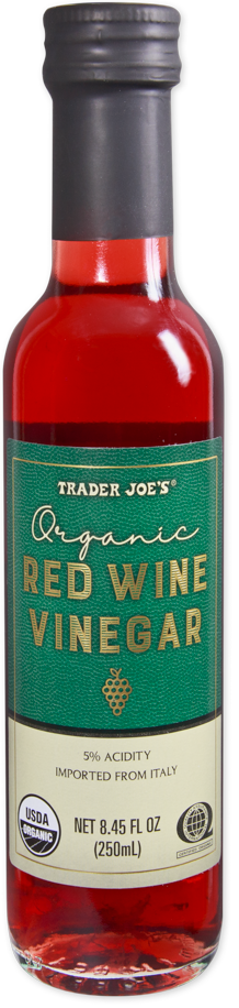 Trader Joe's Organic Red Wine Vinegar bottle
