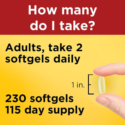 Nature Made fish oil softgels product packaging