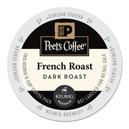 Dark roast Peet's Coffee French Roast single serve pods