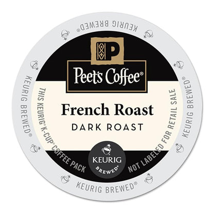 Peet's Coffee French Roast K-Cup pods 22 count box