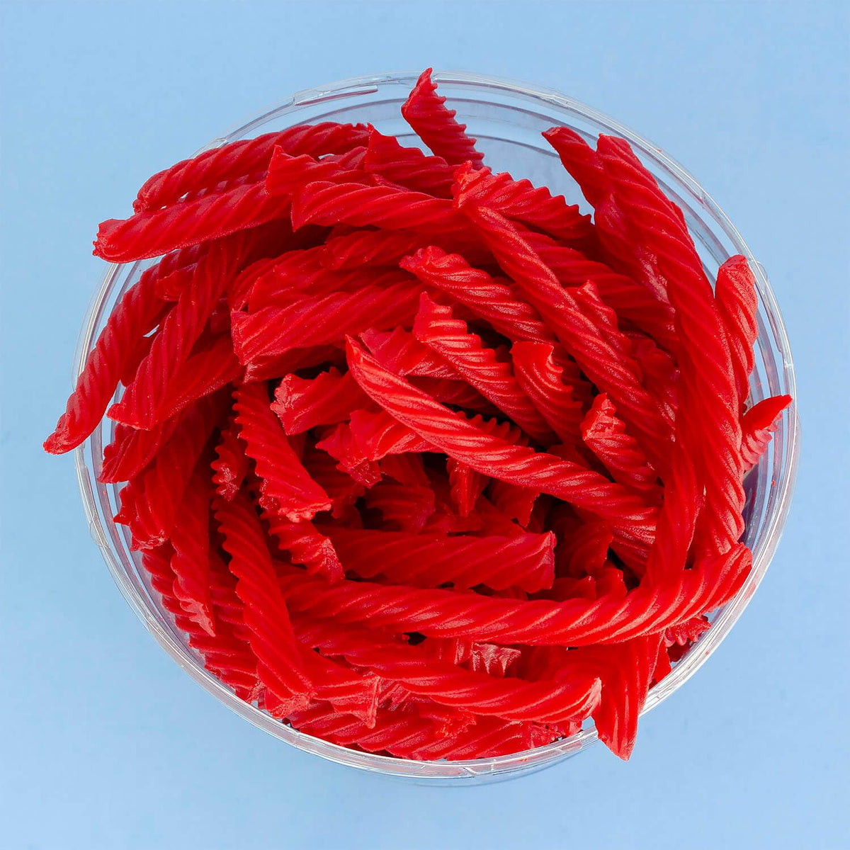 Shareable jar of Red Vines red licorice candy twists