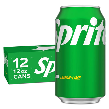 Sprite 12 fl oz lemon-lime soda cans pack