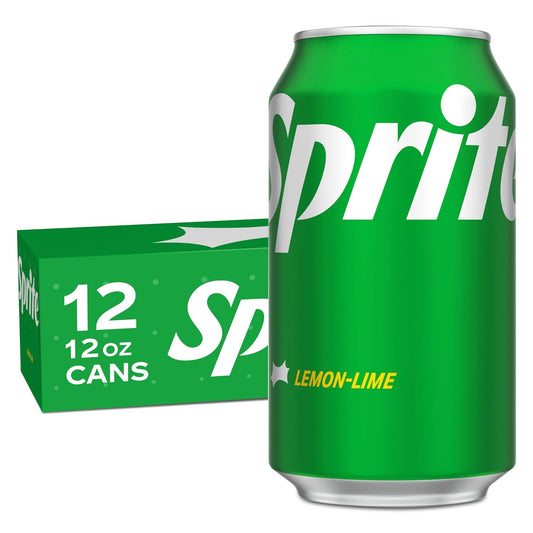 Sprite 12 fl oz lemon-lime soda cans pack