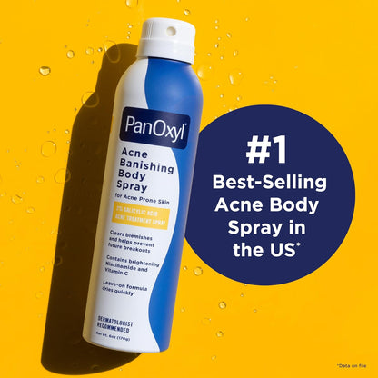 PanOxyl acne body treatment spray for back