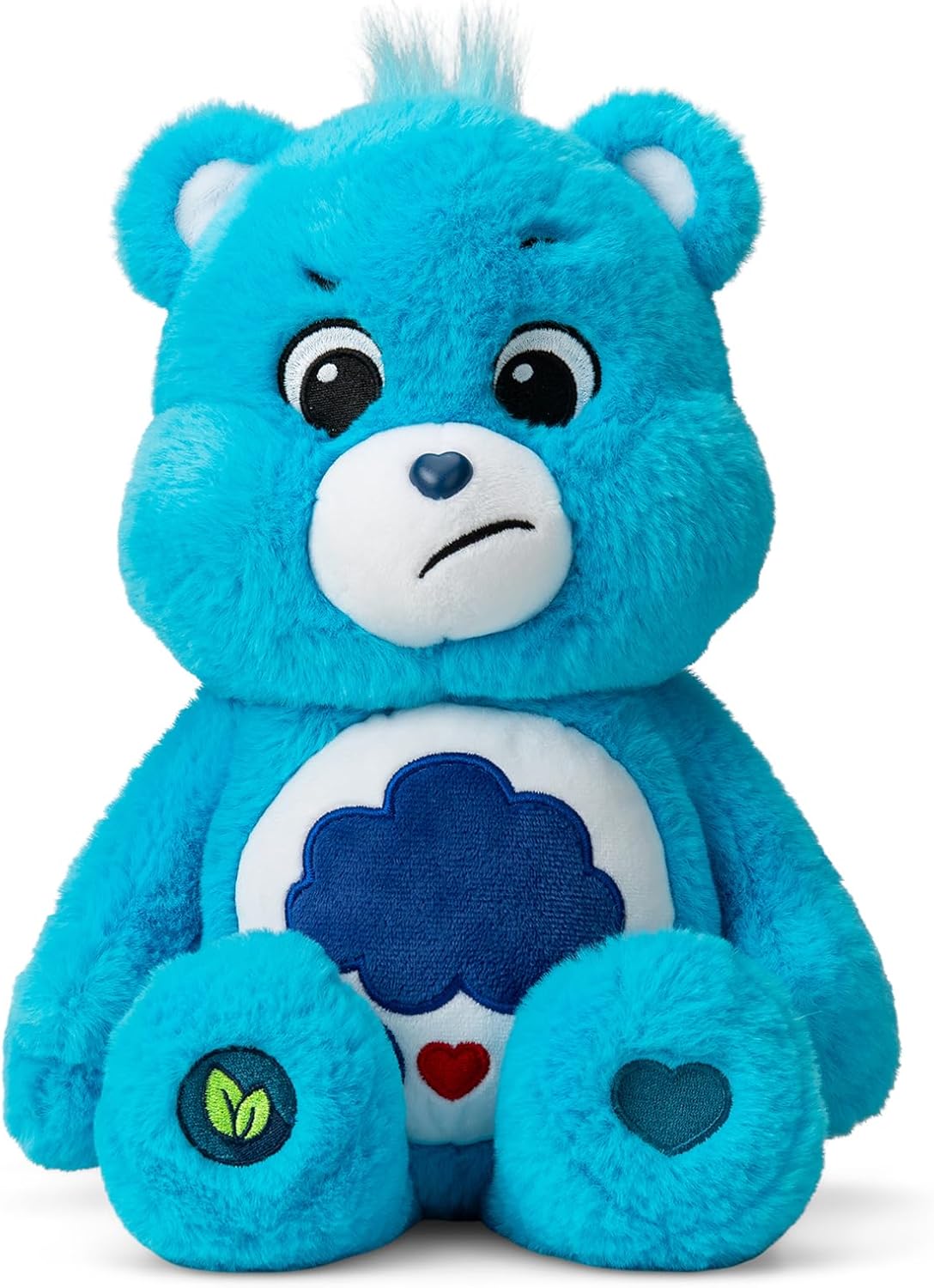 Blue Grumpy Bear stuffed animal for ages 4 and up