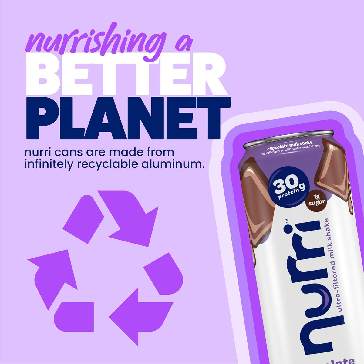 Chocolate protein drink cans by Nurri