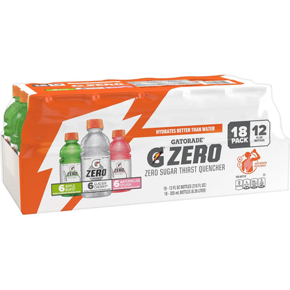 Gatorade G Zero Glacier Cherry Watermelon Splash Apple Burst
