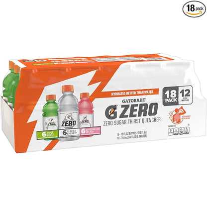Gatorade G Zero sports drink variety pack 18 bottles