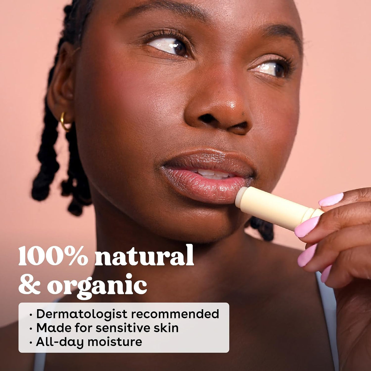 eos Pomegranate Raspberry natural lip balm for smooth hydrated lips