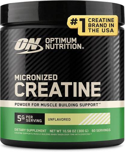Optimum Nutrition unflavored creatine monohydrate powder 10 oz