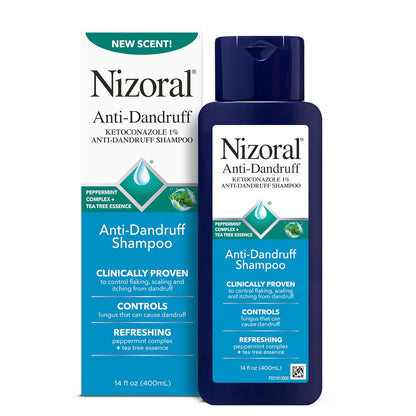 Nizoral 1% ketoconazole shampoo bottle