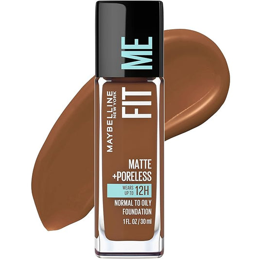 Maybelline Fit Me Matte + Poreless foundation in Deep Golden