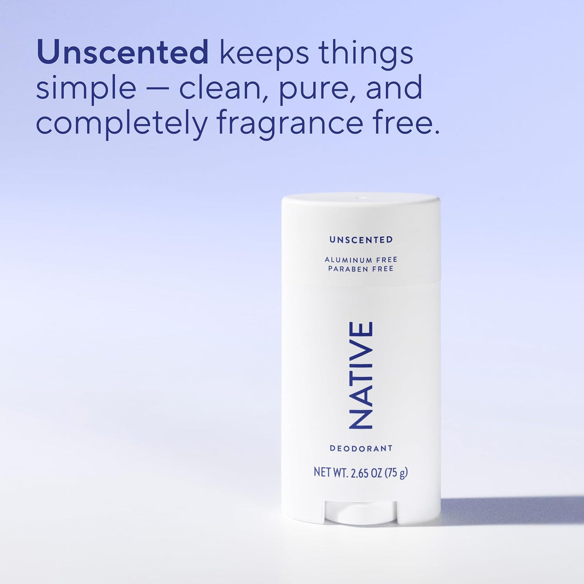 Native aluminum-free deodorant personal care essential