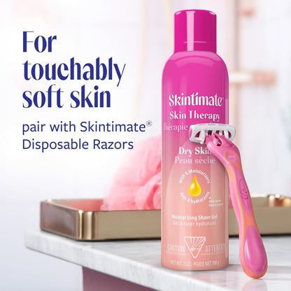Skintimate women's shaving gel with rich lather
