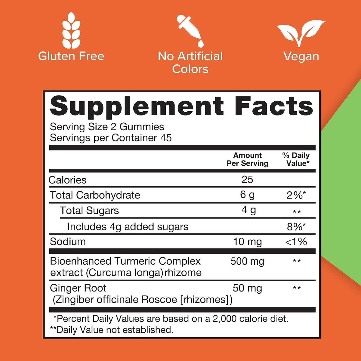 Qunol Turmeric Curcumin and Ginger Gummy product image