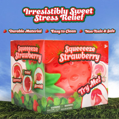 Sunny Days Entertainment soft strawberry fidget toy