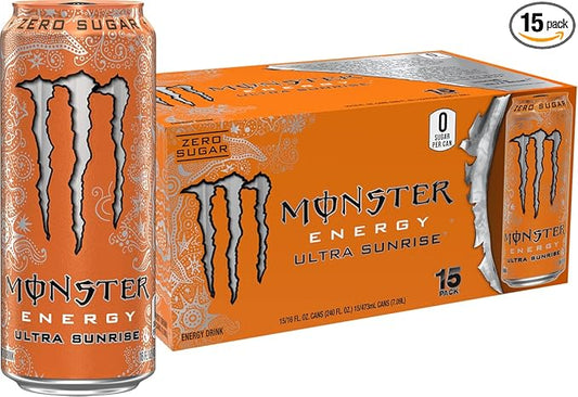 Monster Energy Ultra Sunrise sugar free energy drink 16 fl oz
