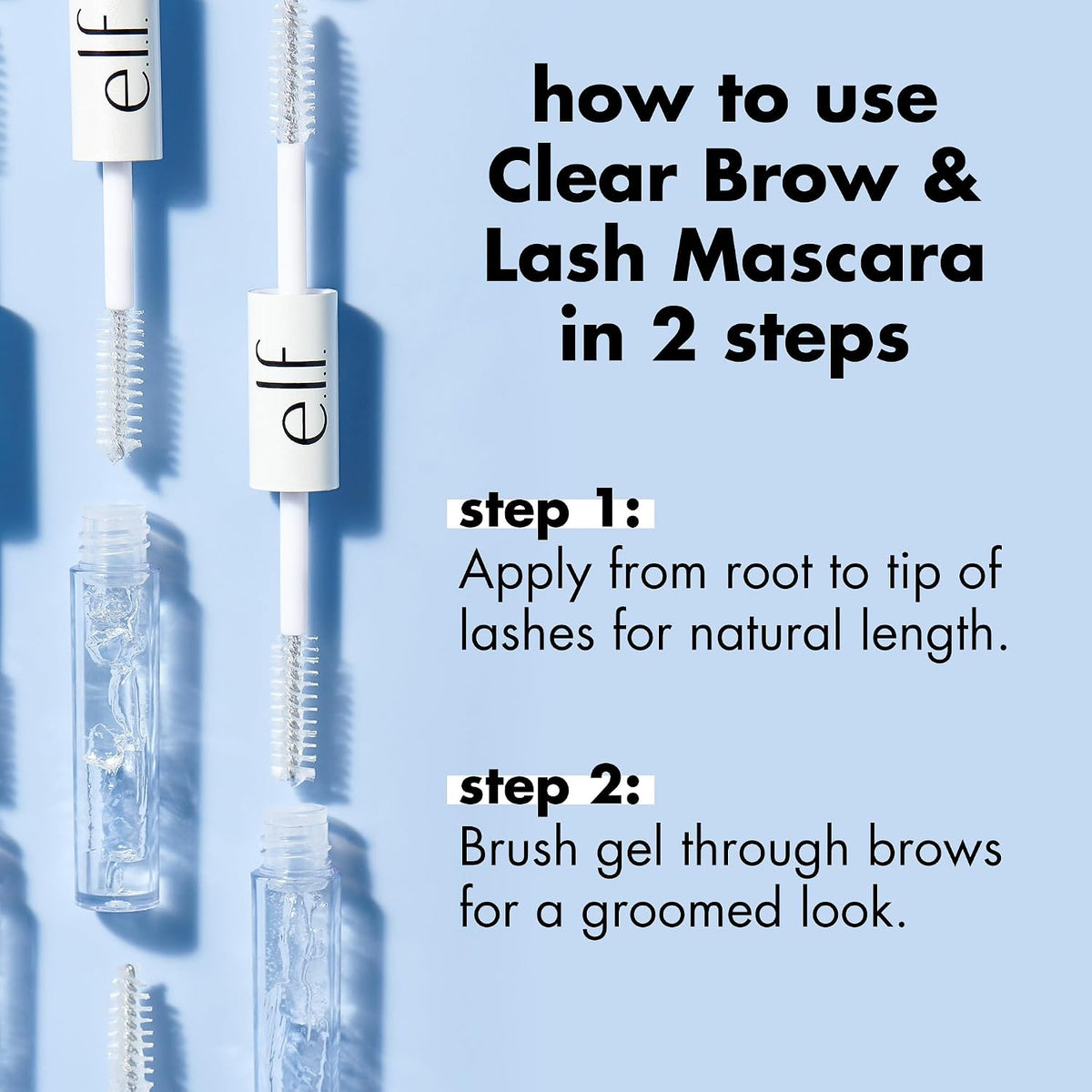 e.l.f. flexible hold clear mascara gel for brows