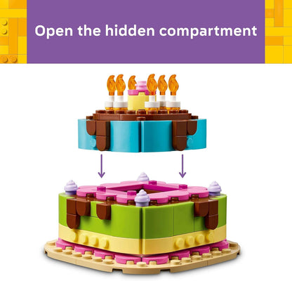 Colorful birthday cake toy for ages 7 and up