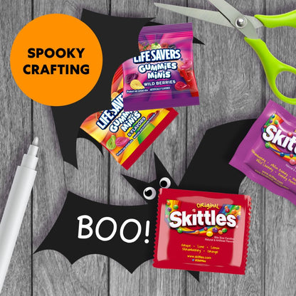 Skittles & Life Savers Halloween pouch, 19.9 ounces each