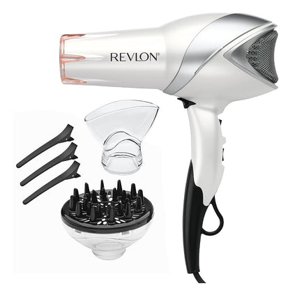 REVLON infrared ionic hair dryer in white