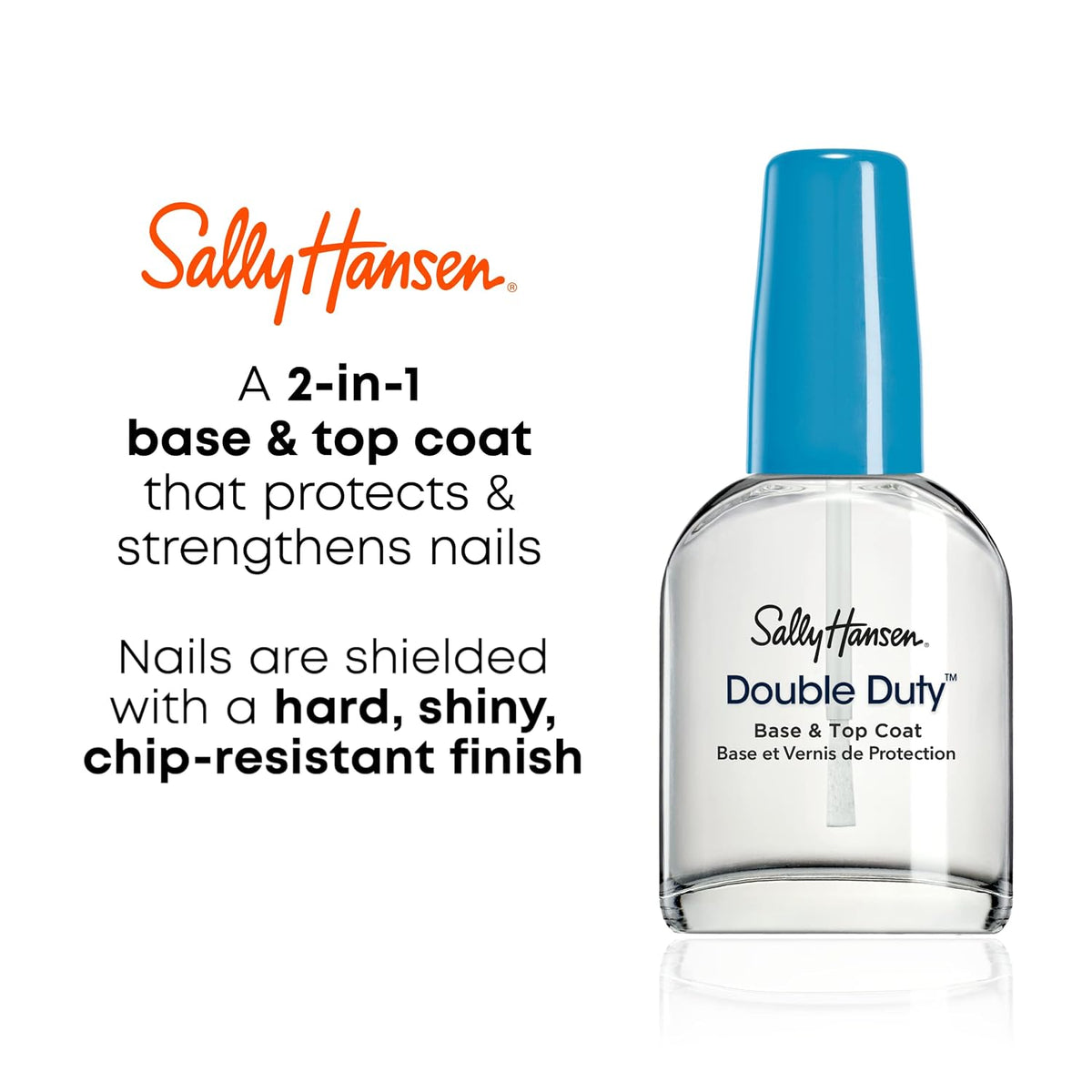 Quick dry clear nail polish by Sally Hansen
