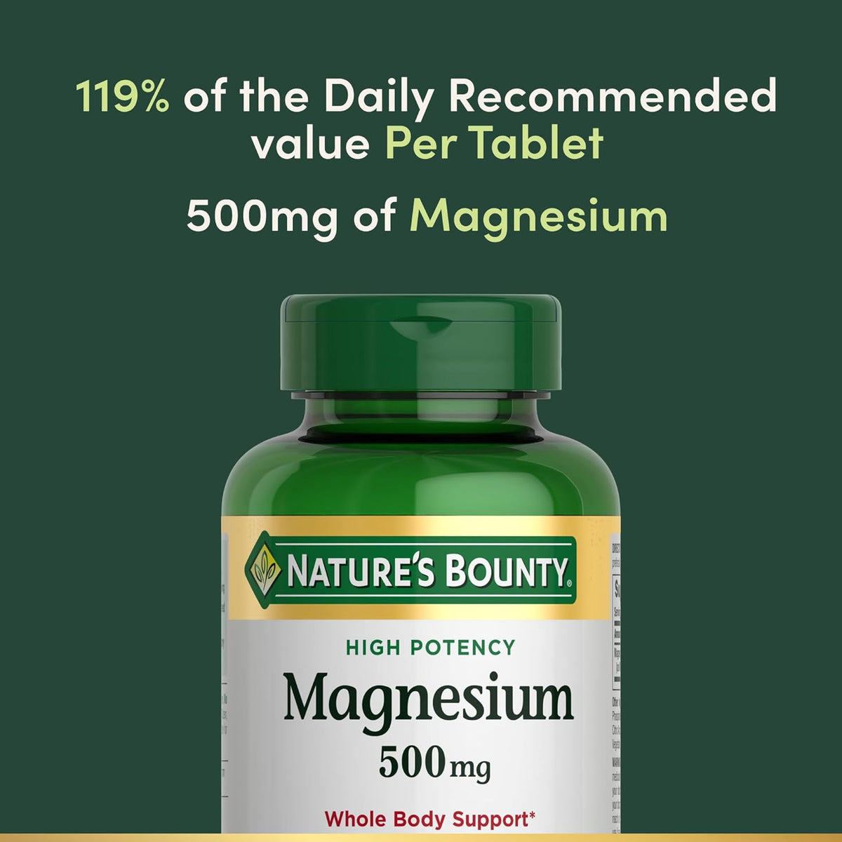 Nature's Bounty mineral supplement packaging