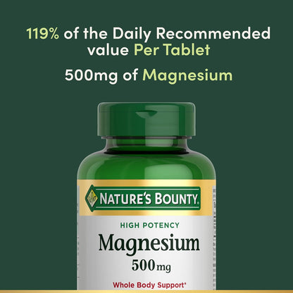 Nature's Bounty mineral supplement packaging